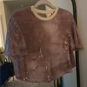 Free People Sequin Top